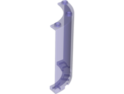 Cylinder Quarter 4 x 4 x 6, Trans-Purple (30562 / 6256804)