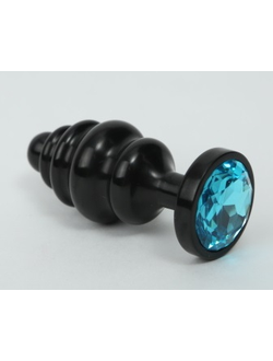 ПРОБКА МЕТАЛЛ ФИГУРНАЯ ЧЕРНАЯ ГОЛУБОЙ СТРАЗ