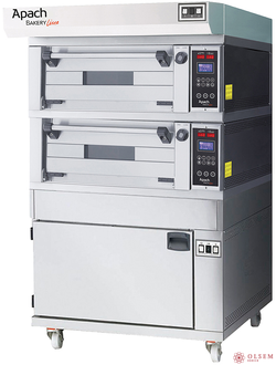 Печь для пиццы подовая Apach Bakery Line E4L2PZP DPBI-T