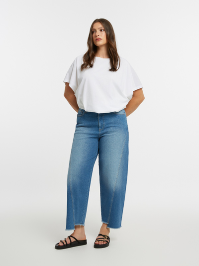 Женские джинсы голубые до 58 размера