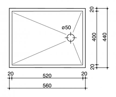 Мойка Reginox Ontario L 52x40 Flat lux