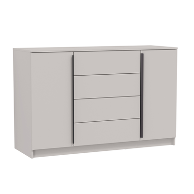 Брандо 67.11 Комод (кашемир / ДВПО: белый / фасады: ЛДСП кашемир)