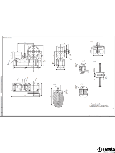 Технический монтажный чертеж на заказ