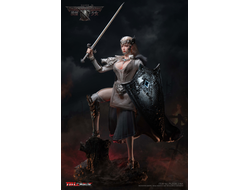 ПРЕДЗАКАЗ - Белая воительница Алина - Коллекционная фигурка 1/6 The Girl Under Wolf's Ward Silver Alina (PL2026-236A) - TBLeague ?ЦЕНА: 30200 РУБ.?