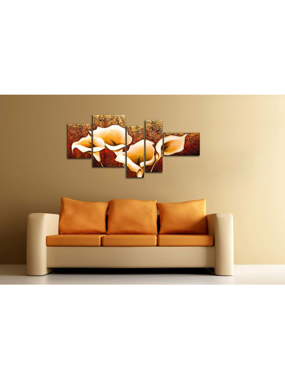 Модульная картина &quot;Цветочные раковины&quot;