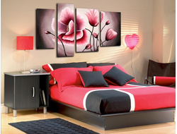 Модульная картина "Ласковое прикосновение"