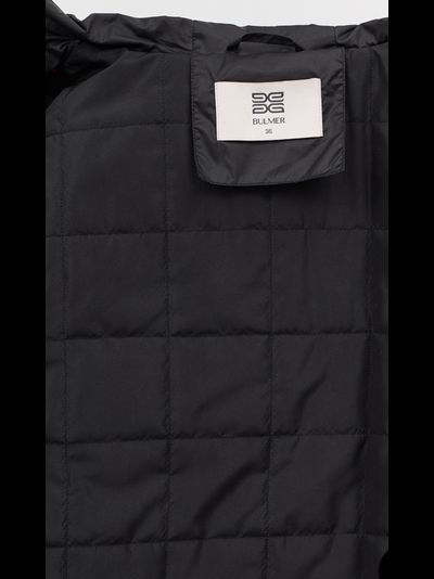 Длинный пуховик с капюшоном