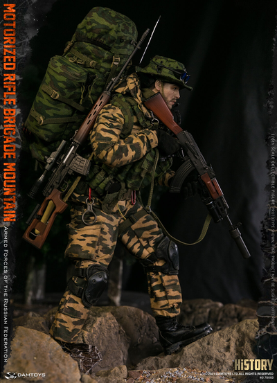 Горный мотострелок ВС РФ - Коллекционная ФИГУРКА 1/6 scale Armed Forces of the Russian Federation MOTORIZED RIFLE BRIGADE MOUNTAIN (78083) - DAMTOYS
