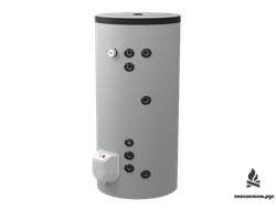 Комбинированный напольный водонагреватель 200л, с двумя теплообменниками, эмалированный