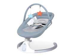 Шезлонг Nuovita Mistero MS2 Blu, Argento/Голубой, Серебристый