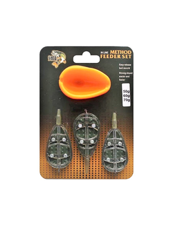 Набор флэт "метод" кормушек+пресс-форма XYD-117( 30g 40g 50g) 5уп