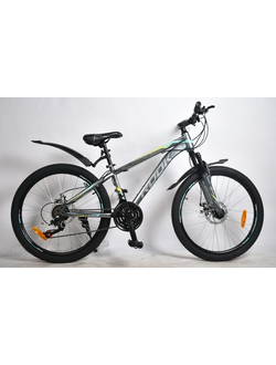 Велосипед Rook 24" MS241D серо-желтый