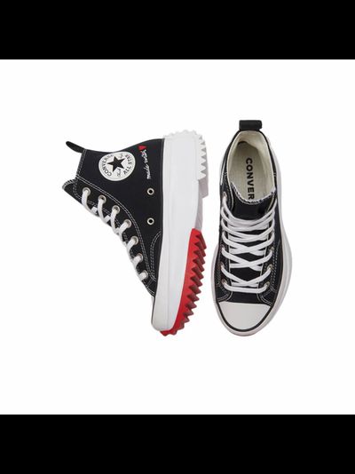 Converse Run Star Hike Made with Love черные высокие на платформе
