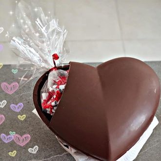 Шоколадное сердце "1000 причин почему я тебя люблю"