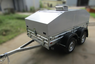 Дизельный парогенератор на легковом прицепе ОРЛИК 0,15-0,07МДУ