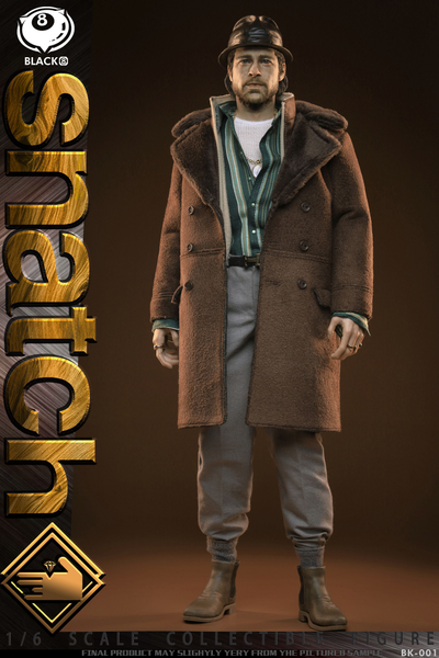 Микки О’Нил (Брэд Питт, "Snatch") - КОЛЛЕКЦИОННАЯ ФИГУРКА 1/6 collectible toy – Snatch (BK-001) - BLACK 8 STUDIO