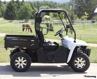 UTV GreenCamel Linhai LH50DU 42Ah (4kW AC, R12 литые) LUX Белый