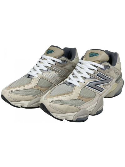 New Balance 9060 Cream Brown Grey женские