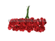 бумажные цветы "Роза", цвет-красный, 20х80 мм, 12 шт/уп