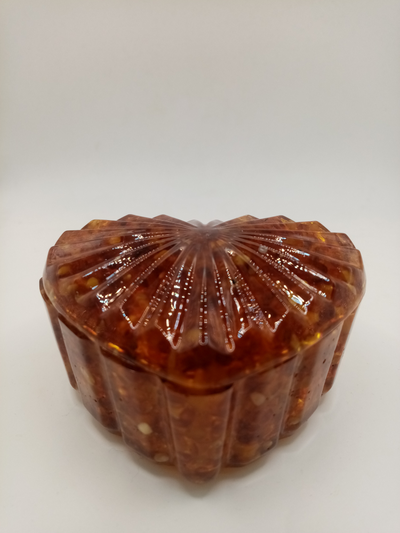 Шкатулка сердце резное