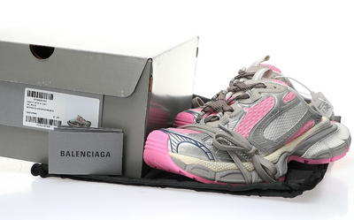 Balenciaga 3XL Mule Grey Pink