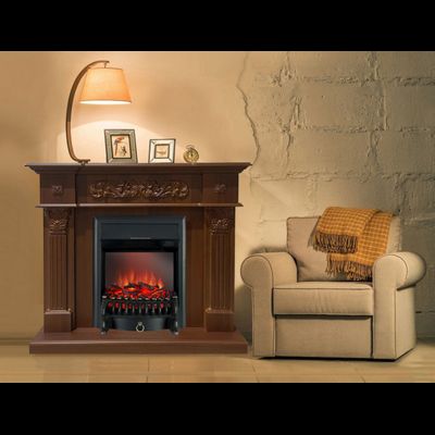 Электрокамин Лидс CR с очагом Fobos