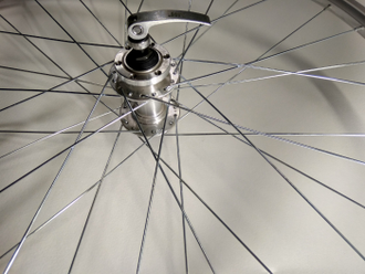 Колесо перед. 26”, XTB-26, 32H, Joytech, эксц., диск., сереб.