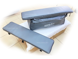 Комплект накладок на сидения с сумкой HUNTERBOAT 100*24 ПВХ серый
