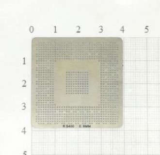 Трафарет BGA для реболлинга чипов компьютера ATI RS400 0,6мм