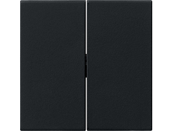 0295005 Gira, Клавиша 2-клавишного выключателя, матовый черный