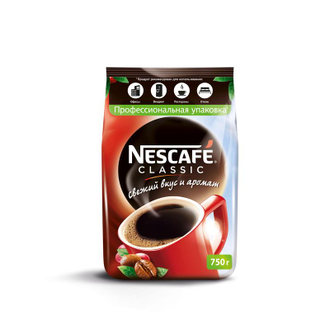 Кофе растворимый Nescafe Classic 750 г