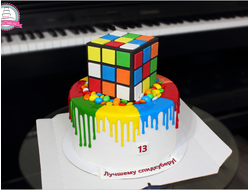 Торт кубик Рубика