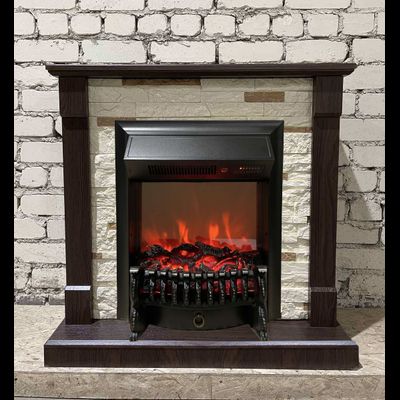 Электрокамин Моника AO M1 с очагом Fobos