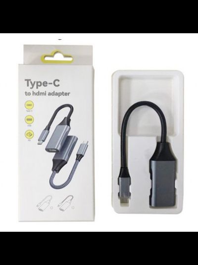 Адаптер/переходник KS-772 4K USB Type C (M) в HDMI (F)