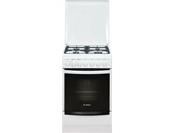 Газовая плита Gefest ПГЭ 5102-03 0023 белый, 85х50х60см, электр духовка 52л, гриль/конвекция, электроподжиг, решетки чугун