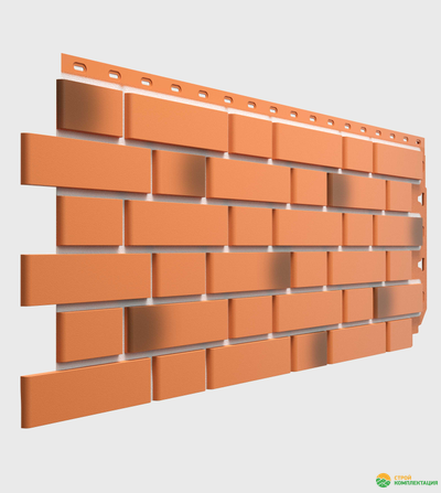 Панель фасадная FLEMISH красный жженый 1095х420 мм, (0,46м2)