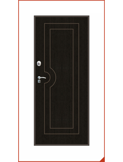 входная дверь. фрезерованная внешняя накладка под плёнкой пвх (001)