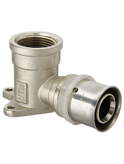 Пресс-фитинг – угольник с переходом на наружную резьбу