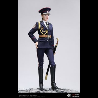 Сотрудница конной полиции МВД РФ - Коллекционная ФИГУРКА 1/6 Russian Police Force Female Mounted Police (EX055) - POPTOYS