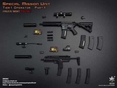 Штурмовик группы Сил специальных операций США - КОЛЛЕКЦИОННАЯ ФИГУРКА 1/6 scale Special Mission Unit Part X Frozen Night Assault (26030C) - Easy&Simple
