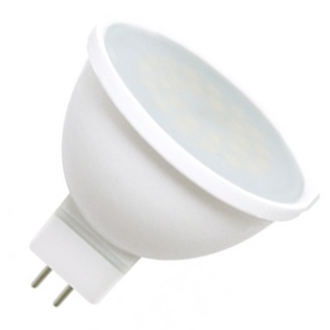 Лампа светодиодная Ecola MR16 GU5.3 220V 7W 2800K 2K 48x50 пласт./алюм.матов. Premium M2UW70ELC
