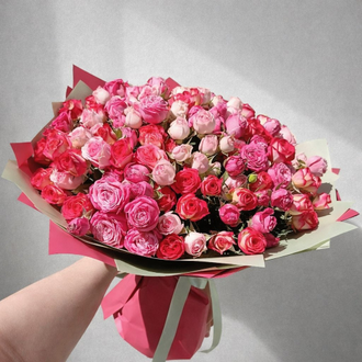 Кустовая роза в ассортименте