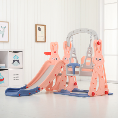 Горка + качели Зайчонок PS-042 купить в Воронеже