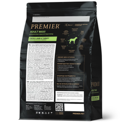 PREMIER (Премьер) сухой корм для собак крупных пород, Ягненок, индейка 3 кг
