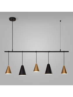 50088/5 черный/золото Подвесной светильник Eurosvet Castle