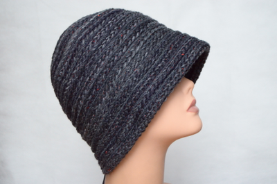 фото шляпа клош вязаная италия