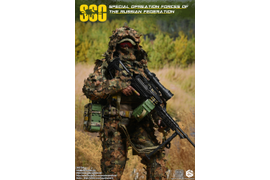 Боец ССО РФ с пулеметом - Коллекционная фигурка 1/6 Easy&amp;Simple 26075A Special Operation Forces of The Russian Federation