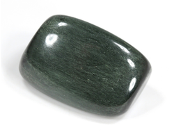 Кошачий глаз (кварцевый), галтовка, ЮАР (31*20*19 мм, 23 г) №28480