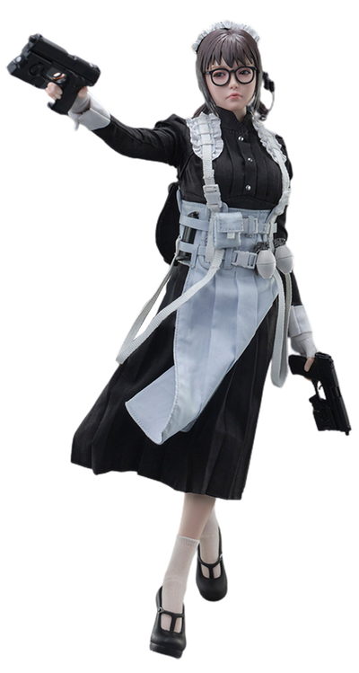 Боевая горничная Rus из отряда "CerBeRus" - КОЛЛЕКЦИОННАЯ ФИГУРКА 1/6 Be Serene Hound Troop (501S614-R) - I8 Toys