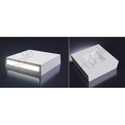 Гипсовая панель TETRIS LED (нейтральное свечение) артикул E-0166N